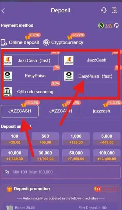 V9 Game Deposit 