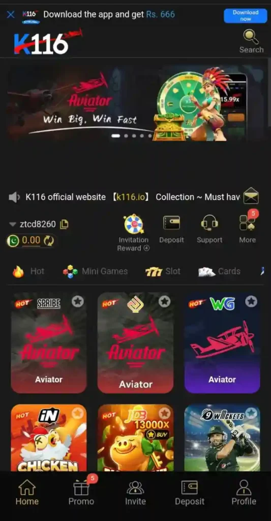 K116 Game APK Download 2026